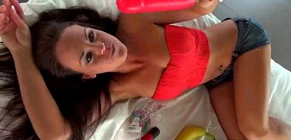  Solo Girl Get To Orgams With All Kind Of Sex Toys video-26